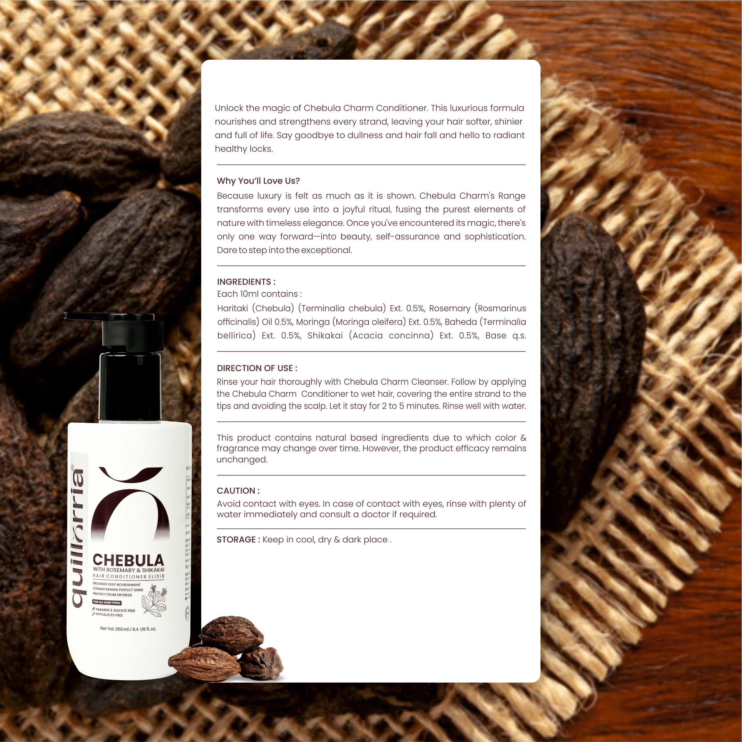 Chebula with Rosemary & Shikakai Hair Conditioner Elixir
