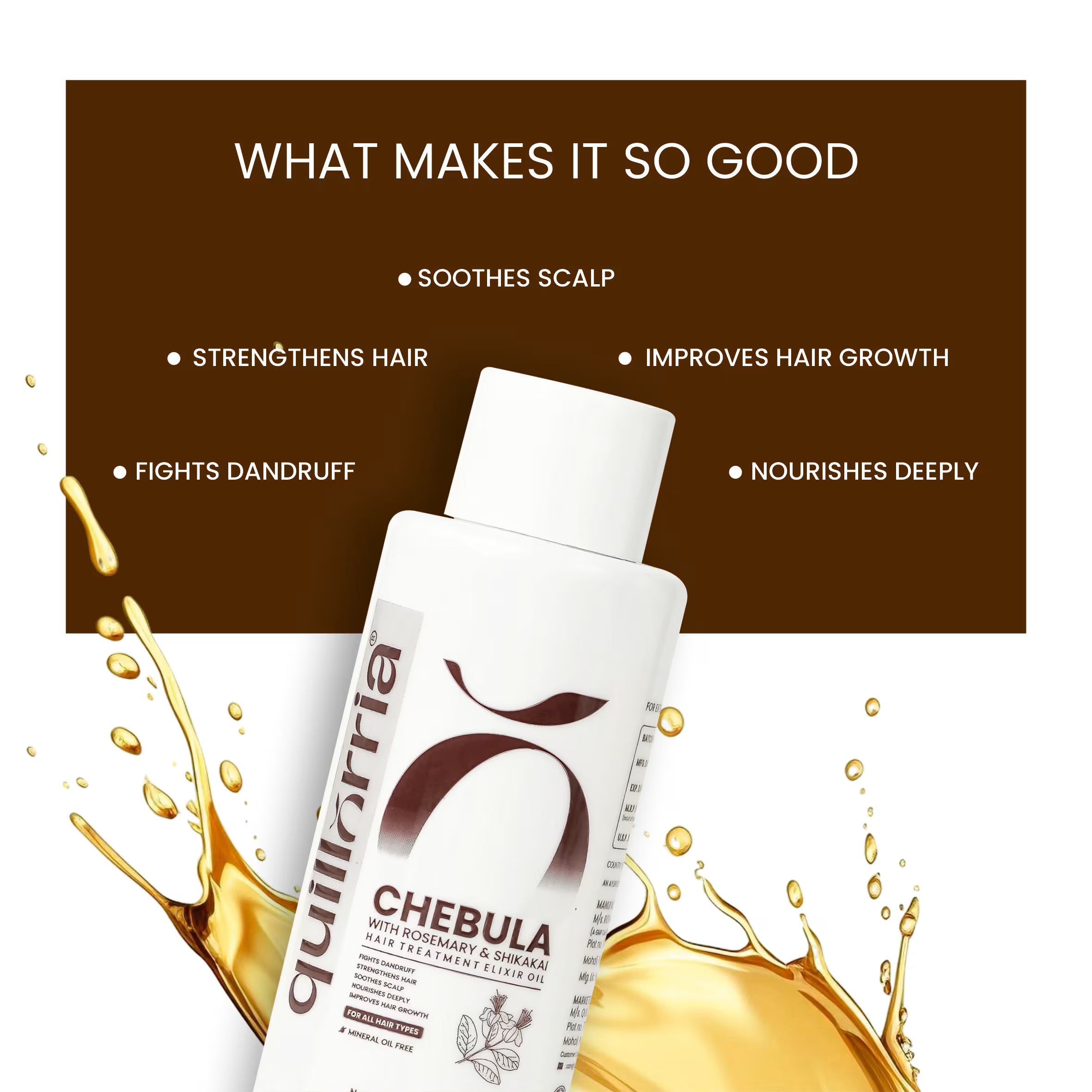 Chebula with Rosemary & Shikakai Hair Treatment Elixir Oil