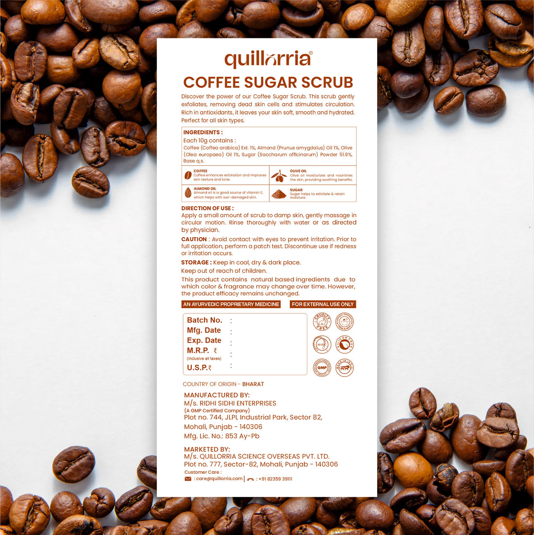 Coffee Sugar Scrub
