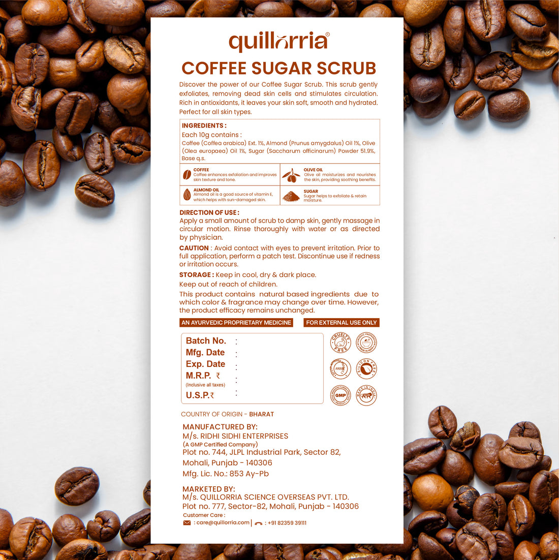 Coffee Sugar Scrub
