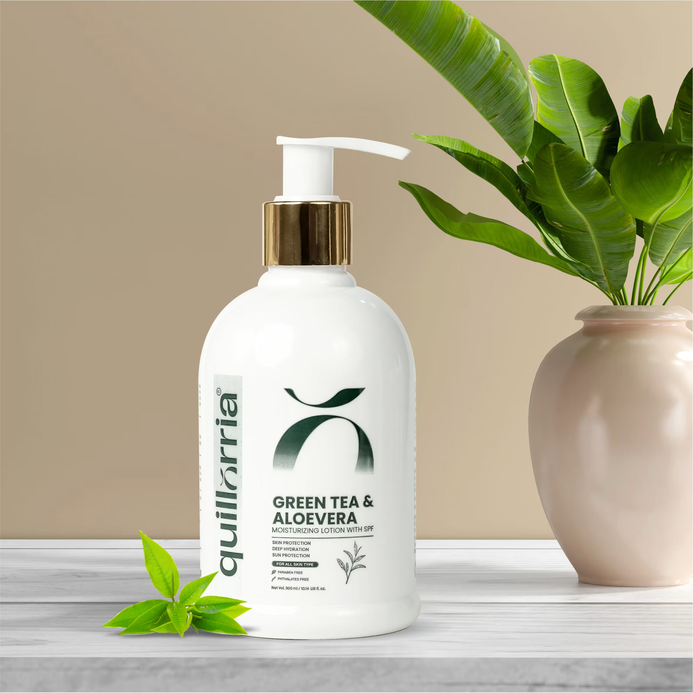 Green Tea & Aloe Vera Moisturizing Lotion with SPF