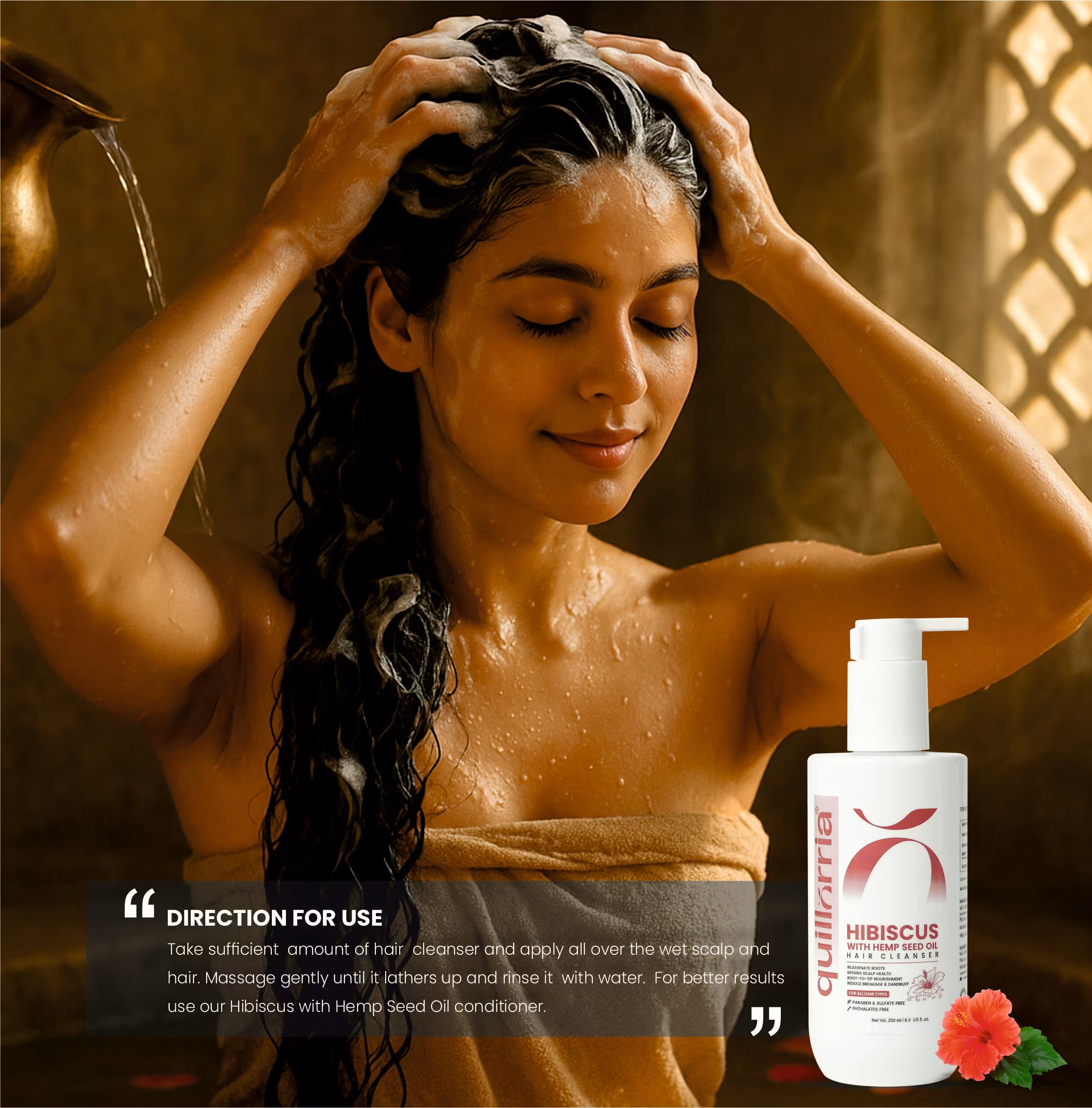 Hibiscus & Hemp Seed Oil Hair Cleanser