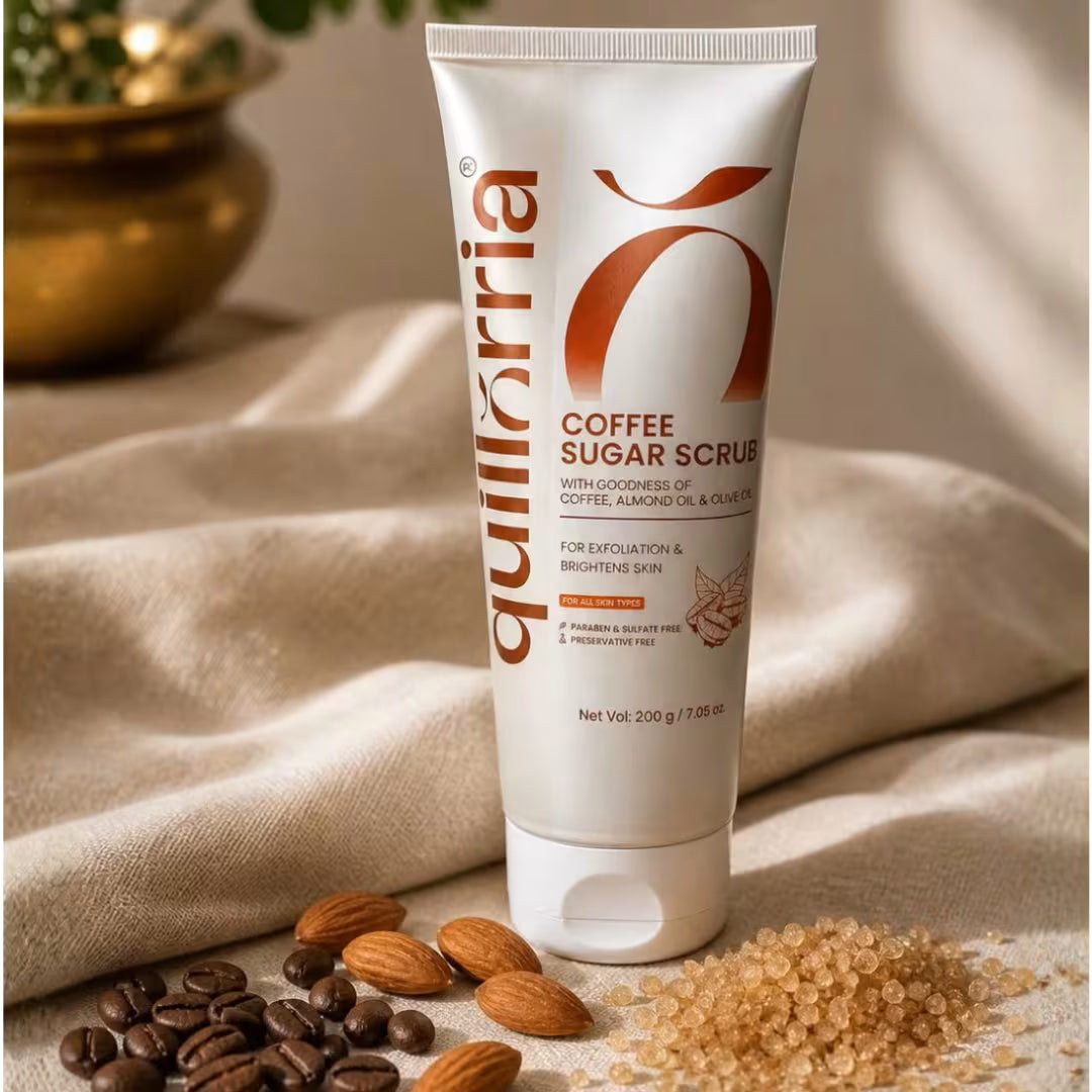 Coffee Scrub With Sugar, Almond oil & Olive Oil